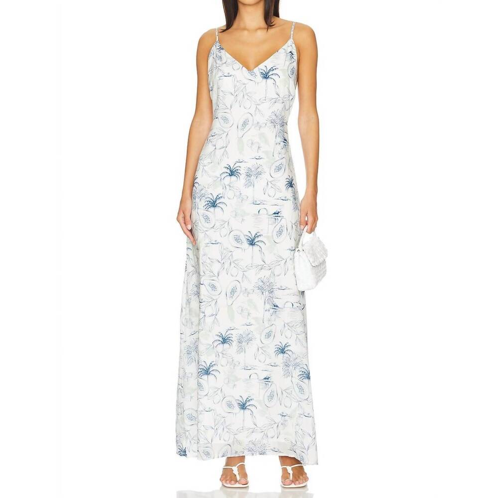 NEW SNDYS. pomelo maxi dress in escapism